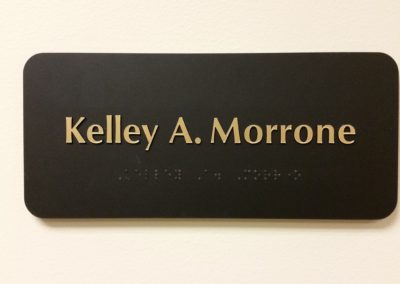 Braille Message with custom corporate colors